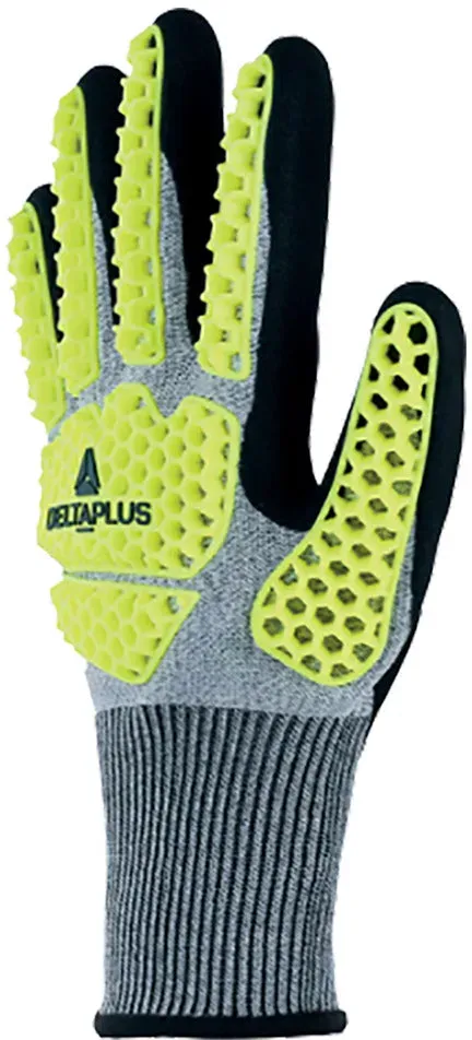 Handschuh NOCUT VV909 -  11 - Gelb-Grau-Schwarz