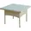 Beistelltisch Tisch Polyrattan Gartentisch Rattantisch Rattan Balkontisch Beige