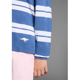 KangaROOS Strickpullover »Kuschelweicher Ringelpullover« Weicher Ringelpullover mit kleinem V-Ausschnitt,
