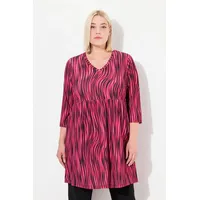Ulla Popken Longshirt in rubinrot | Gr.: 54-56
