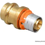 Uponor S-Press Kupplung auf Edelstahl/CU 32-28V