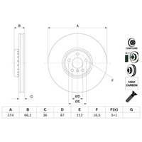 Bosch Bremsscheibe