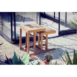 JAN KURTZ Cero Beistelltisch Teak Massivholz natur,