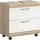xonox.home Waschbeckenunterschrank Lambada 60 x 60 cm Weiß Hochglanz/Sonoma Eiche