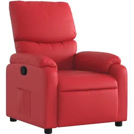 vidaXL Relaxsessel Hades Kunstleder 50 x 99 x 74,8 cm Rot mit Liegeposition