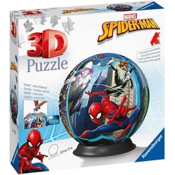 Ravensburger 3D-Puzzle 72 Teile 3D Puzzle Ball Spiderman 11563, 72 Puzzleteile