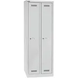 BISLEY MonoBloc Garderobenschrank 61x50x170 cm lichtgrau