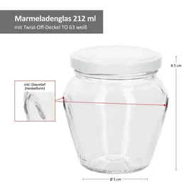 Mambocat Marmeladenglas 212 ml 75 St.
