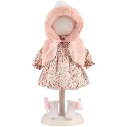 Puppenkleidung LLORENS "Kleiderset Romantik rosa, 35 cm", bunt, Puppenkleidung, Kinder