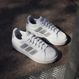 adidas Streettalk Ftwr White/Silver Metallic/Core Black 38 2/3