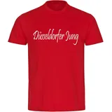 multifanshop Kinder T-Shirt - Düsseldorf - Düsseldorfer Jung - Druck weiß - Kind