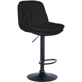 CLP Barhocker Laurel Stoff schwarz