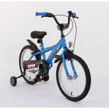 Ty-Trade 18 Zoll Fahrrad Kinder Jungen Mädchen Kinderfahrrad Rad Bike VPER BLAU - Rot