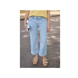 street one studio Street One 7/8 Mid Waist Wide Leg Jeans im Loose Fit - Blau