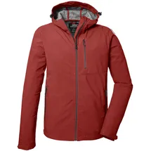 KILLTEC Herren Softshelljacke/Outdoorjacke mit Kapuze KOS 259 MN SFTSHLL JCKT, ziegelrot, M