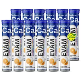 eväm Calcium + Vitamin C Brausetabletten 12x20 St.