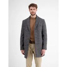 Lerros Herren-Mantel, kariert - Classic Navy - 50