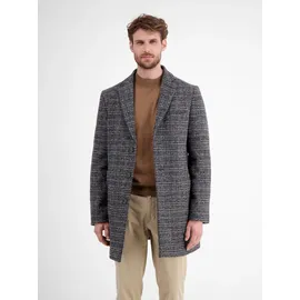 Lerros Herren-Mantel, kariert - Classic Navy - 50