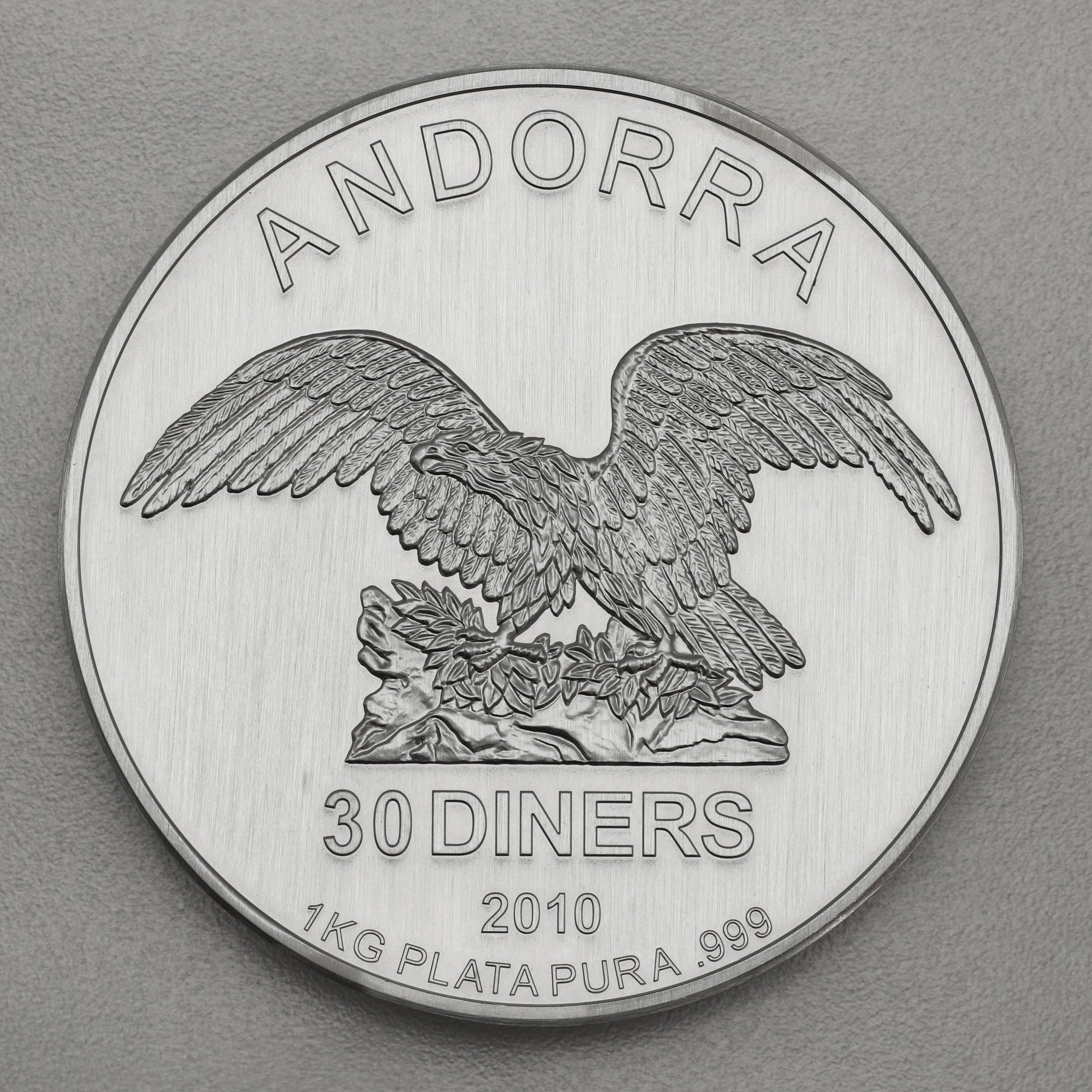 Silbermünze 1kg Andorra Eagle - 2010
