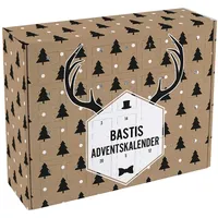 Herz & Heim® Adventskalender für Männer zum Befüllen im Hipster Style mit Wunschnamen bedruckt