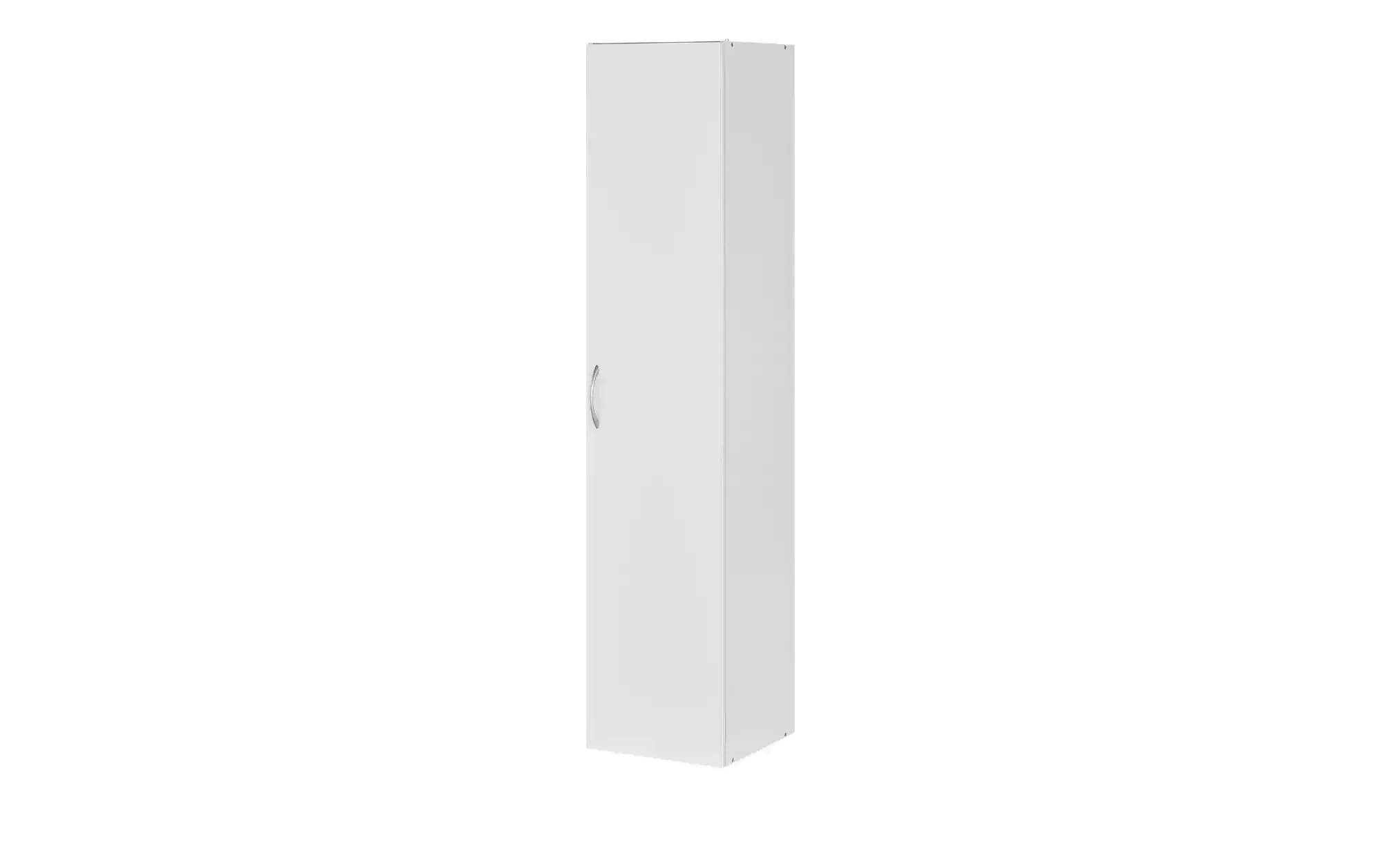 Schrank  1-türig  Multischrank-System ¦ weiß ¦ Maße (cm): B: 40 H: 185 T: 40.0