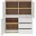 Xora Highboard YAMAEL & B/H/T ca. 100,00x121,00x42,00