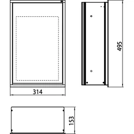 EMCO Asis Modul 300 31,4 l Schwarz