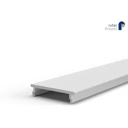 Rutec Projekt Abdeckung für TKP25/42 Abdeckung opal, Polycarbonat (PC), 200cm RUP-PFE696