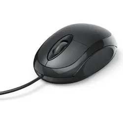 Optische 3-Tasten-Maus MC-100, schwarz, 00182600, kabelgebunden