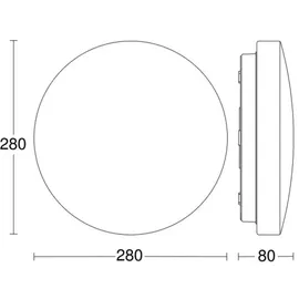 Steinel RS PRO P1 flat 1 LED 8,2 W Kunststoff/Metall