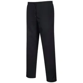PORTWEST Kochhose mit Kordelzug für Herren Schwarz 2xl
