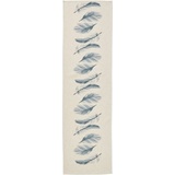 done.® Tischläufer »Feathers, mit Federmotiv«, (1 St.), Digitaldruck, Maße ca. 40x150 cm, blau