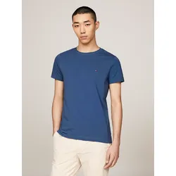 T-Shirt »STRETCH SLIM FIT TEE«, mit Rundhalsausschnitt, Gr. XL, aegean sea, , 90232169-XL