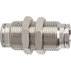 Riegler Gerade Schott-Steckverbindung »metallica«, M20x1,0, Messing vern.