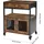Vevor Kaffeebarschrank 61 x 36 x 70,5 cm Kaffeebarschrank im Landhausstil mit 4-stufigem Stauraum, beweglicher Kaffeebartisch mit Rollen &Netztür,