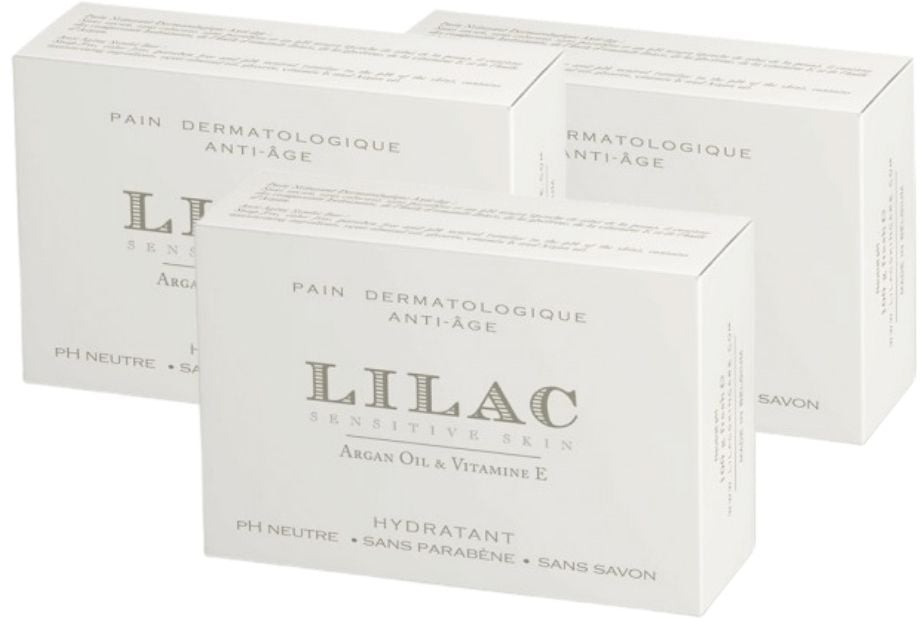 Lilac - Sensitive Skin Anti-ageing soap 3-pack (3 )