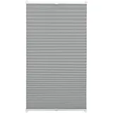 GARDINIA EASYFIX Plissee mit 2 Bedienschienen, Schiefer, 80 x 130 cm