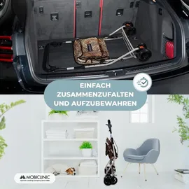 Mobiclinic Einkaufswagen mit Sitz Bronze 21 L
