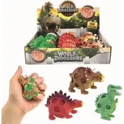 TOI TOYS 35759Z WORLD OF DINOSAURS Quetsch-Dino, sortiert