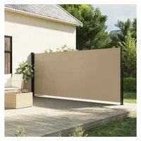 vidaXL Seitenmarkise Ausziehbar Beige 180x300 cm