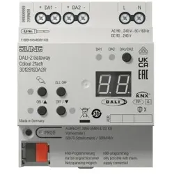 Jung 301281SDA2R KNX DALI-2 Gateway Colour 2fach, REG, 4 TE, Secure