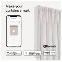 Motionblinds Smart Curtain Rail Central opening 200cm