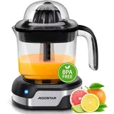 Elektrische Zitruspresse 1,2L LED Saftpresse mit 2 Kegeln, BPA-frei, 40W, leise