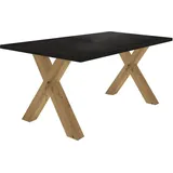 58 aufm Kessel Eike 140 x 75 x 90 cm Asteiche/schwarz