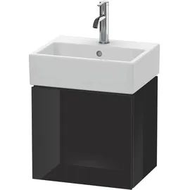 Duravit Waschtischunterschrank 1 Tür 43,4 x 40 x 34,1 cm Schwarz Hochglanz