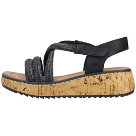 Rieker Freizeitsandalen Herren Schwarz 42