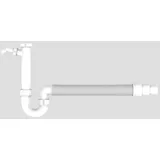 Sanit Rohrgeruchverschluss G1 1/2x40/50 flexibel Schlauch und Geräteanschluss
