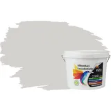 RyFo Colors Fassadenfarbe Silikonharz Fassadenfarbe Seidengrau 3l, 1 L ca. 6 m2, Wasserabweisend, diffusionsfähig, schützt vor Schmutz, Algen, Pilzen grau