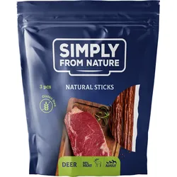 SIMPLY FROM NATURE Nature Sticks with deer Nature Sticks mit Hirsch 3 szt.