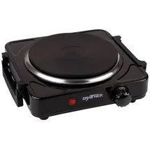 Grafner Kochplatte mit klappbaren Griffen, 1000 Watt, 1 Massekochfeld mit 1x Ø 155 mm, stufenlose Temperatureinstellung, Farbe nach Wun...